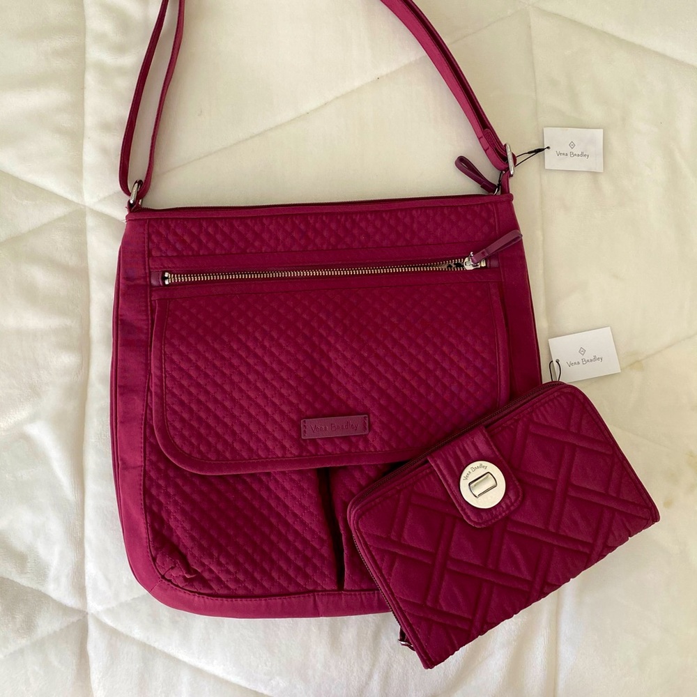 New with tags Vera Bradley purse + wallet